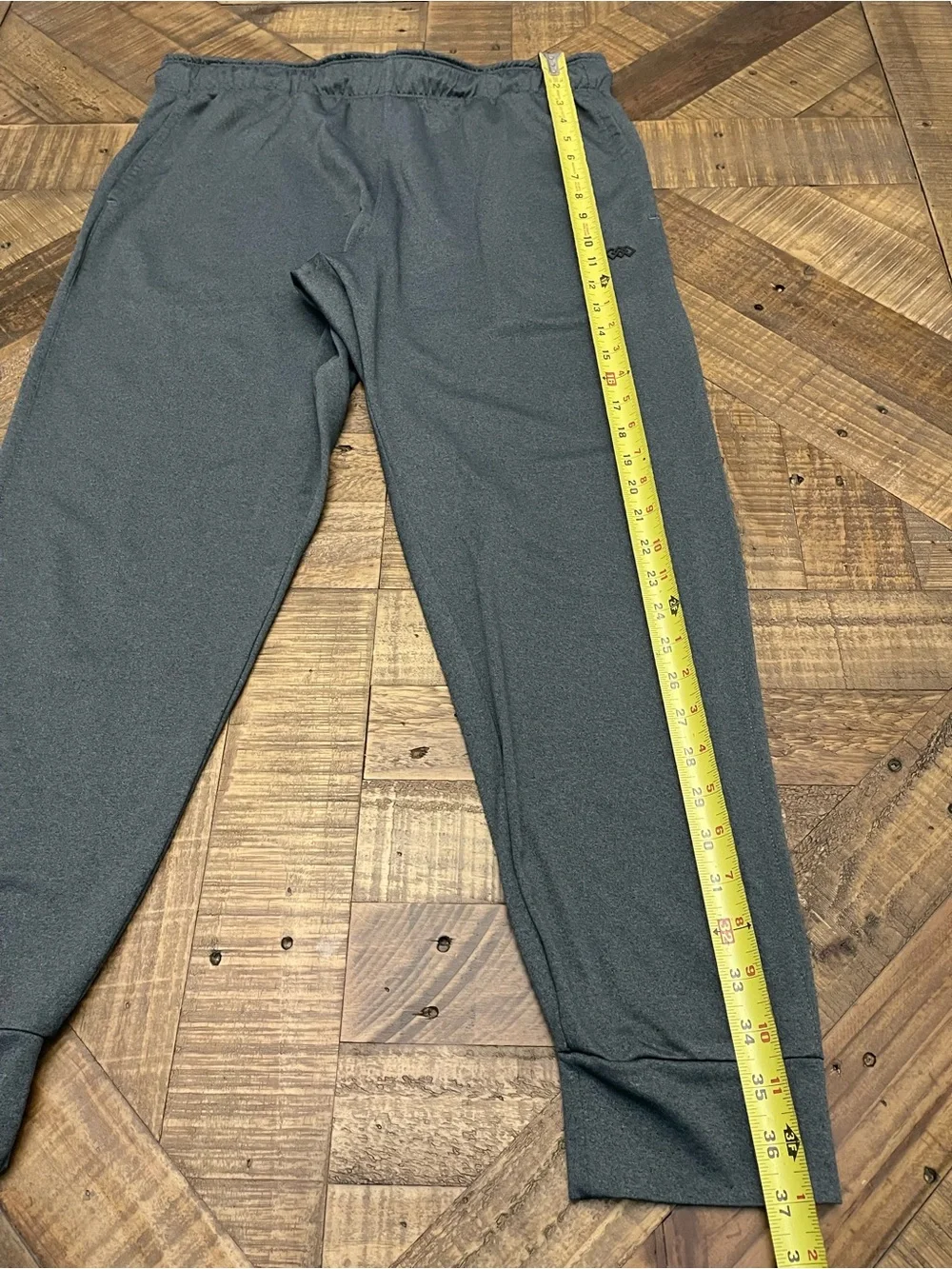 LEG3ND Gray Fleece Tapered Lounge Pants Mens Size L Athletic Gym Joggers